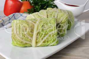 stuffed savoy cabbage