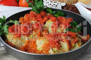 stuffed savoy cabbage