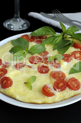 Caprese omelet