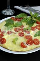 Caprese omelet