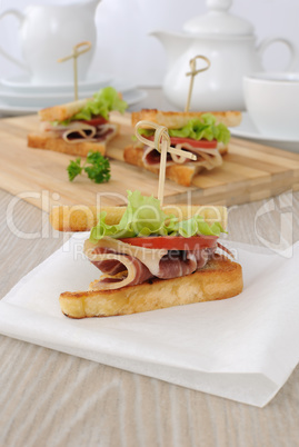 Sandwich with ham