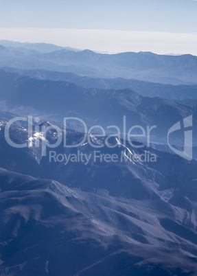 Window Plane View of Andes Mountains