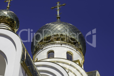Church gold domes