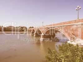 Bridge in San Mauro vintage