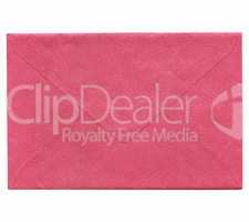 Pink envelope isolated vintage