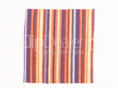 Multicoloured fabric sample vintage