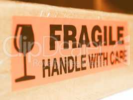 Fragile vintage