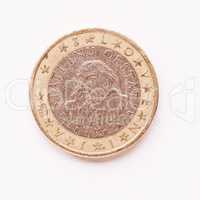 Slovenian 1 Euro coin vintage