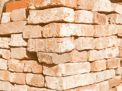 Bricks picture vintage