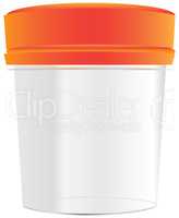 Plastic cup with a tight cover