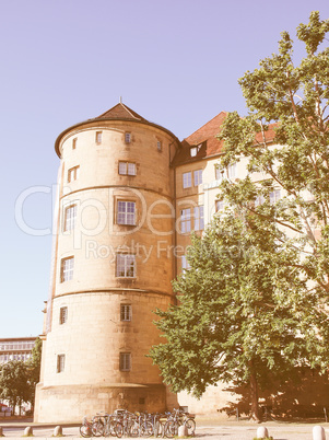 Altes Schloss (Old Castle), Stuttgart vintage