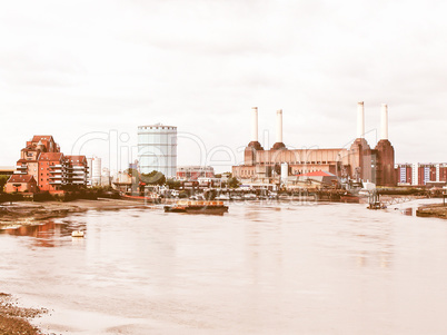 London Battersea powerstation vintage