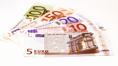 Euro note vintage