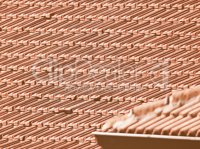 Roof tiles vintage