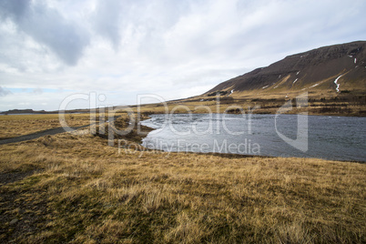 River at the countryside of West Iceland