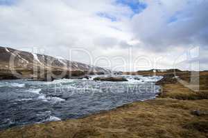 River at the countryside of West Iceland