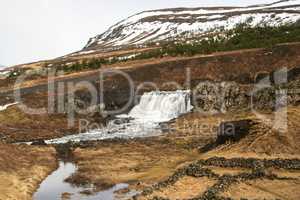 Long time exposure of a waterfall in Iceland