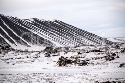 Winter landscape, Iceland