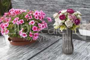 Flowers for grave decoration