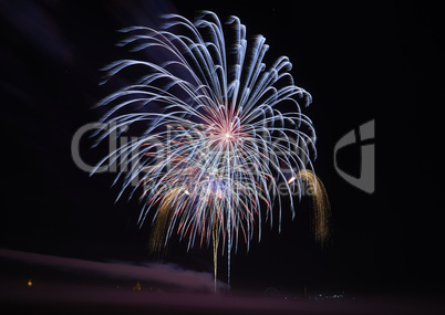 Feuerwerk über Gunzenhausen