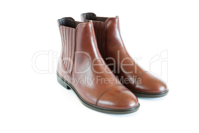 pair women's leather boots