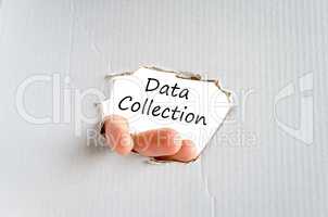 Data collection text concept