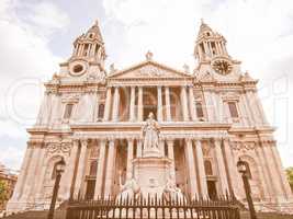 St Paul Cathedral, London vintage