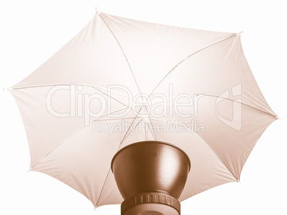 Lighting umbrella vintage