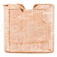 Grunge cardboard box vintage