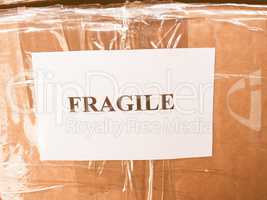 Fragile sign vintage