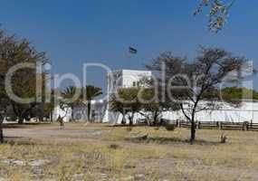 Fort Namutoni in Afrika Etosha Nationalpark