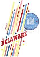 Banner Delaware for the presentation of the US state