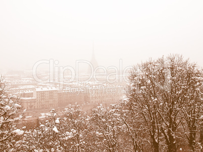 Turin view vintage