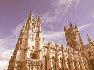 Canterbury Cathedral vintage