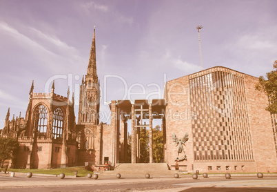 Coventry Cathedral vintage