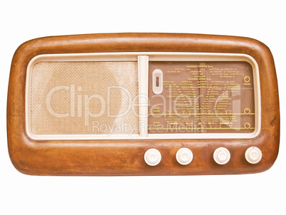 Old AM radio tuner vintage