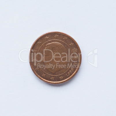 Belgian 1 cent coin