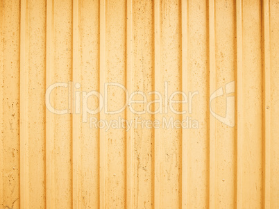 Retro looking Corrugated steel