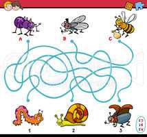 educational maze task for kids