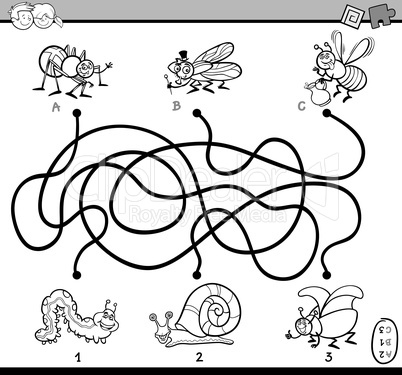 maze game coloring page