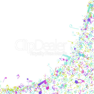 Multicolor Musical Design