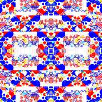 Multicolored Collage Seamless Pattern