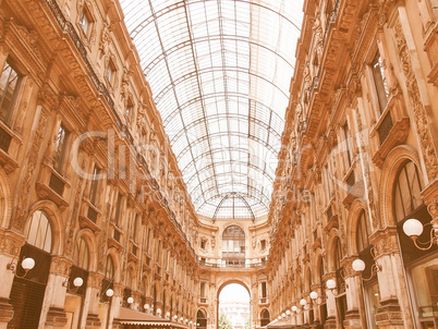 Galleria Vittorio Emanuele II, Milan vintage