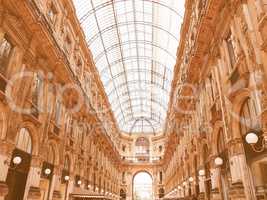 Galleria Vittorio Emanuele II, Milan vintage