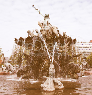 Neptunbrunnen vintage