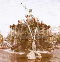 Neptunbrunnen vintage