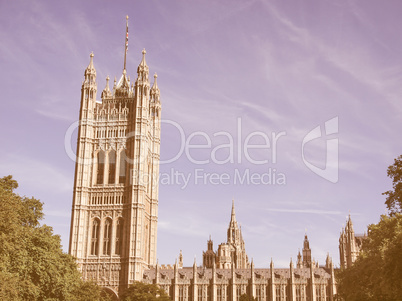 Houses of Parliament vintage