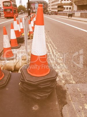 Traffic cone vintage