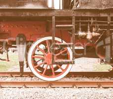 Steam train vintage