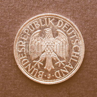 Euro coin vintage